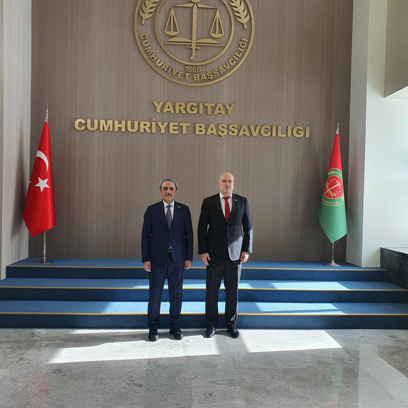 Иван Гешев с главния прокурор на Турция Бекир Шахин
